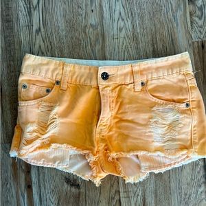LF Stores Orange Shorts